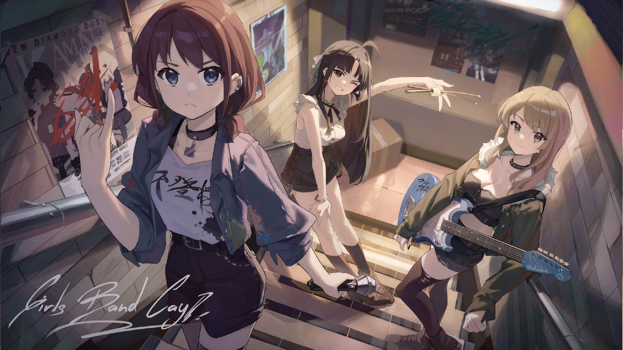 少女、乐队、哭！《GIRLS BAND CRY》壁纸特辑