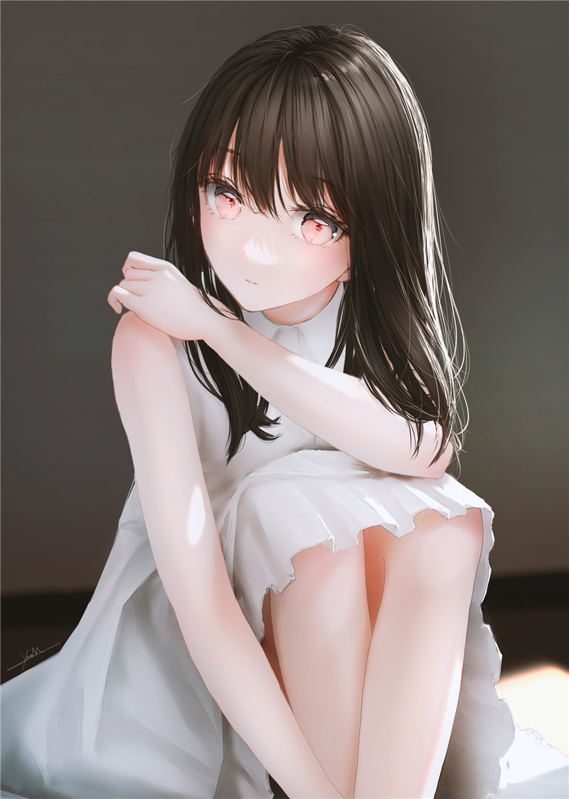 日本画师jizell清纯初恋感少女插画图集人物壁纸