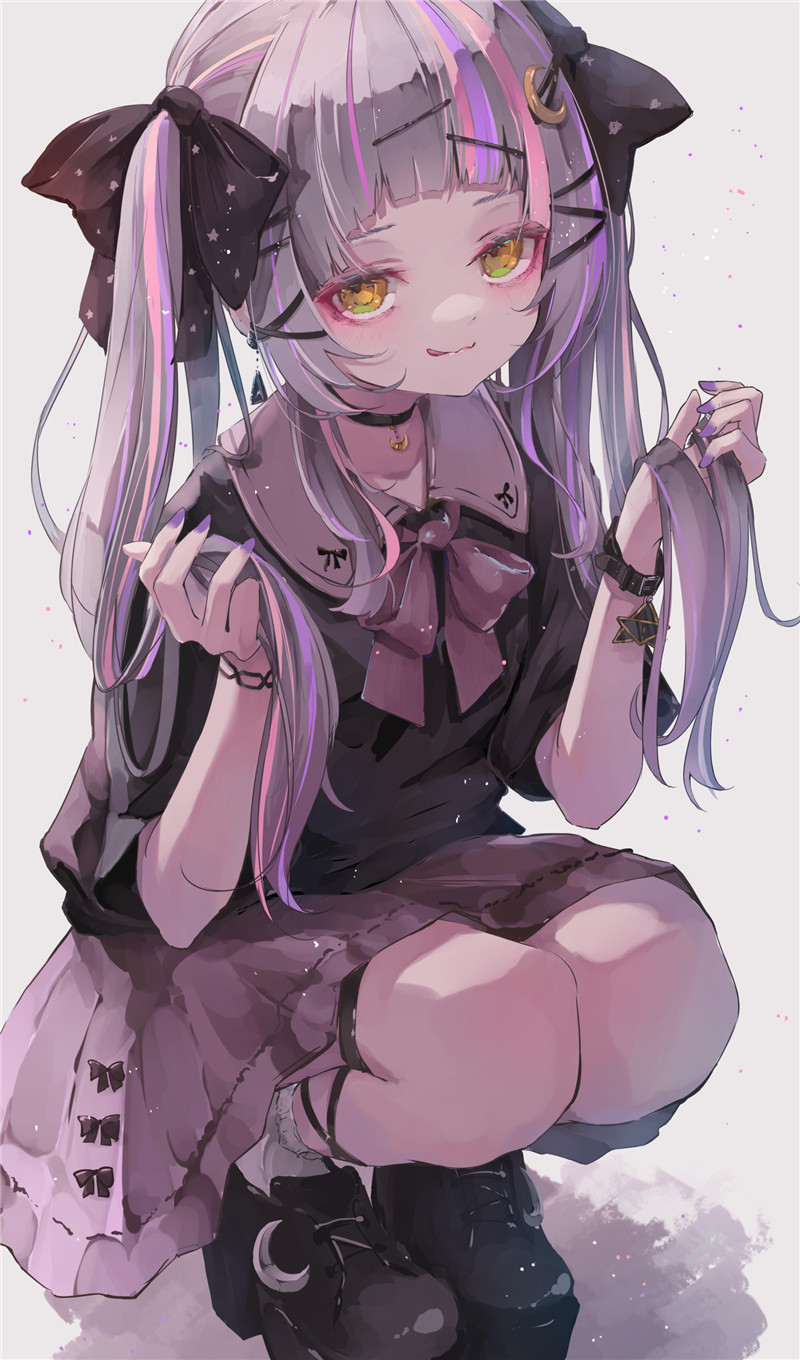 动漫地雷系少女穿搭风格服饰装扮插画CG壁纸高清图集