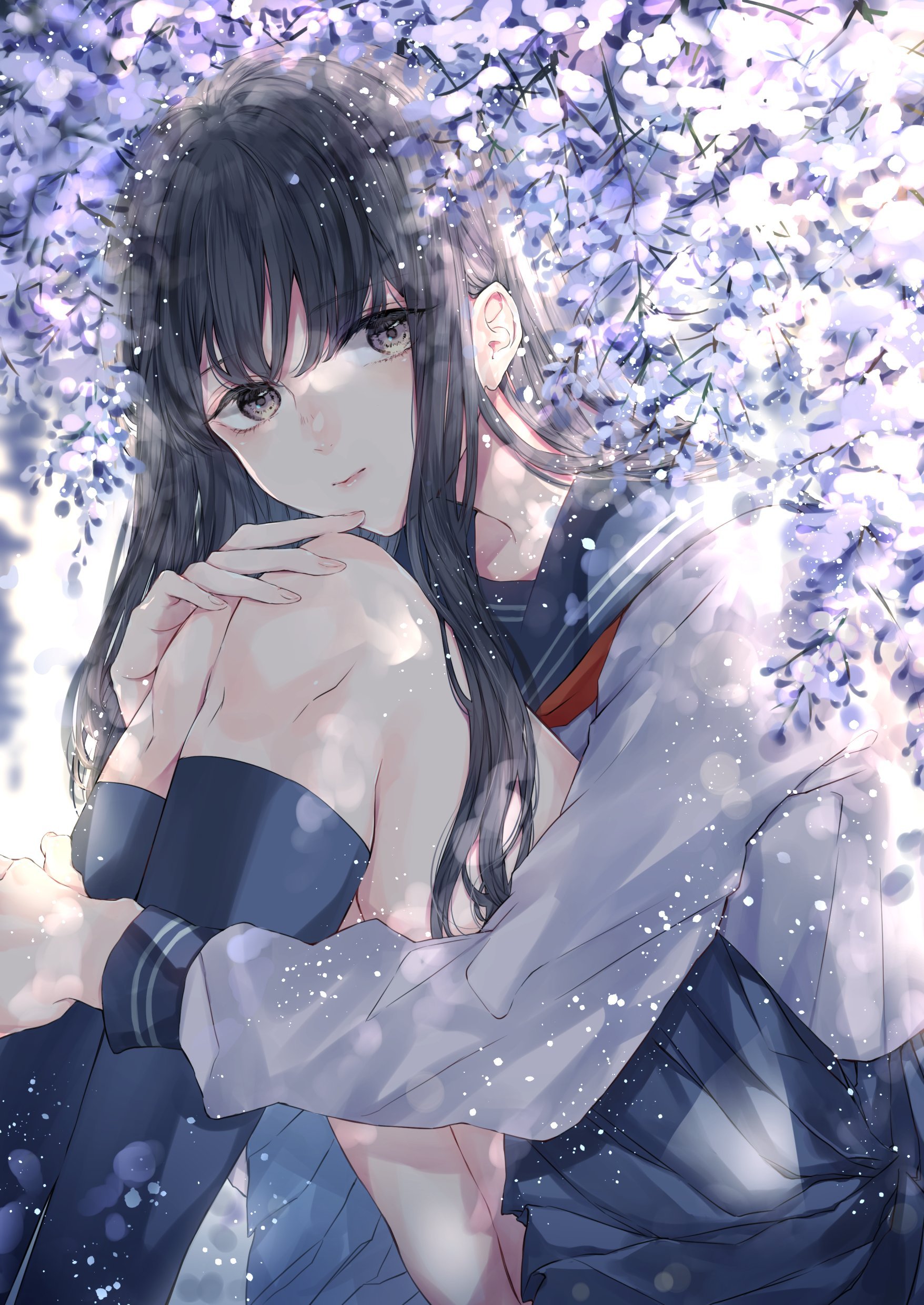 down-118.jpg 透明感的女孩子!日本画师水原夕希的插画作品