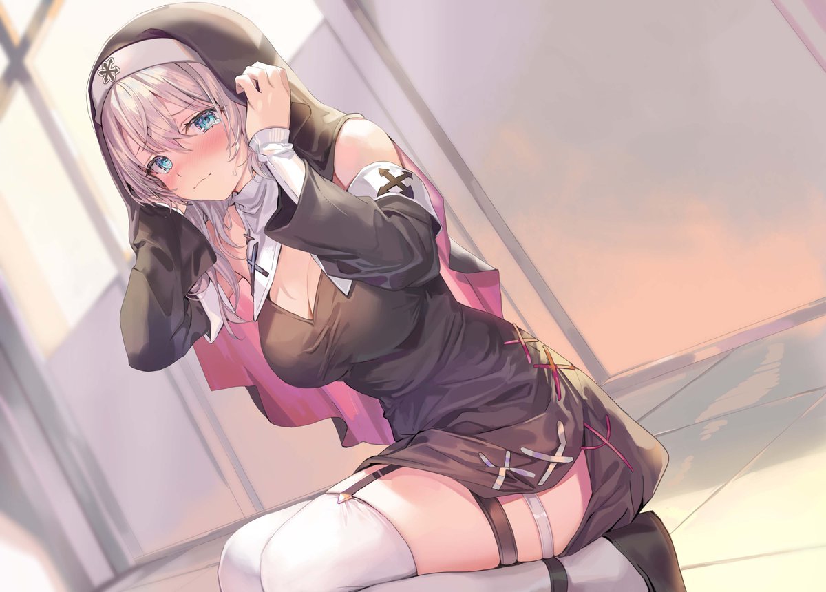 可爱白发傲娇JK!《邻座艾莉同学》官推壁纸插图专辑