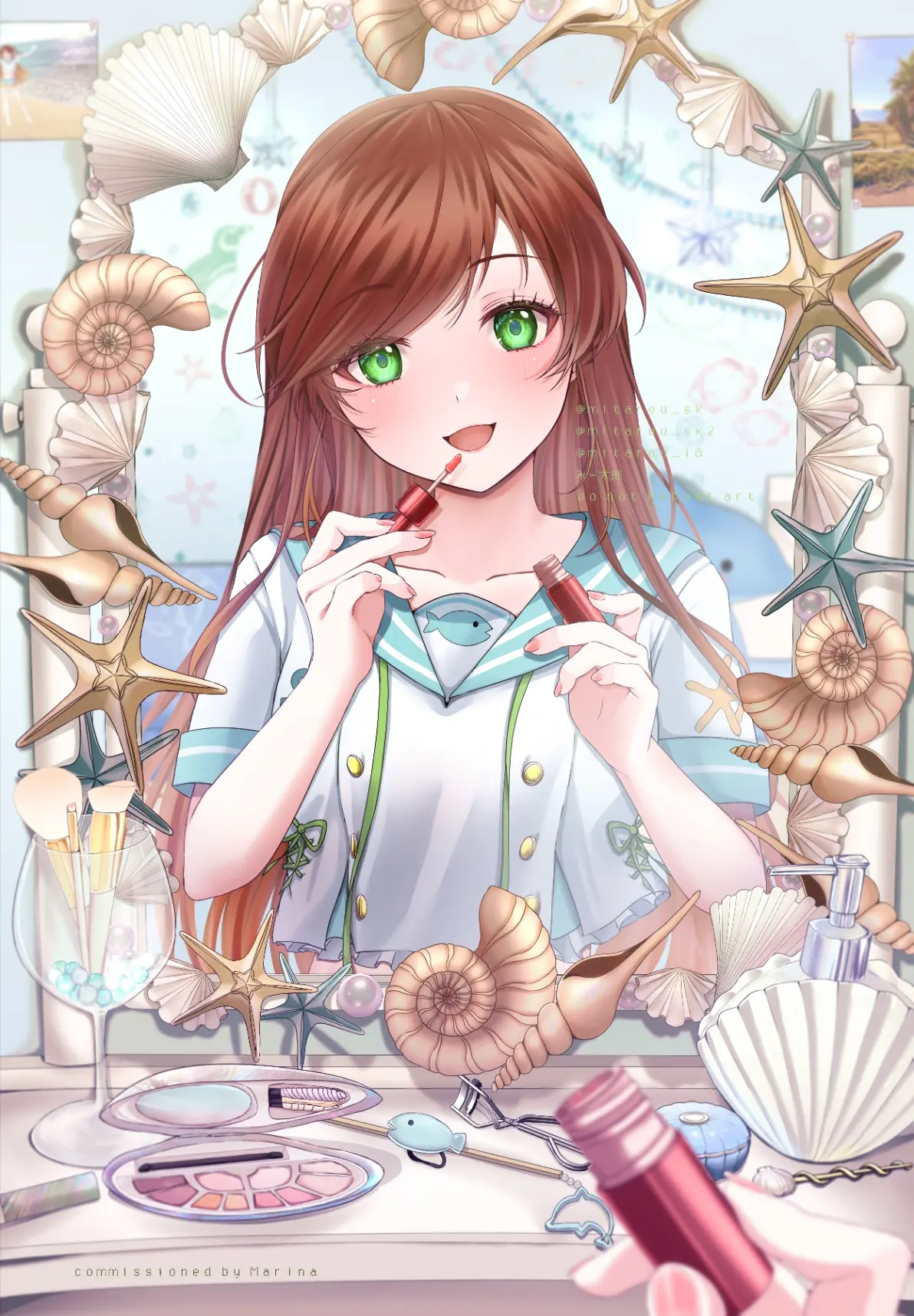 给你好气色 – 口红插画特辑