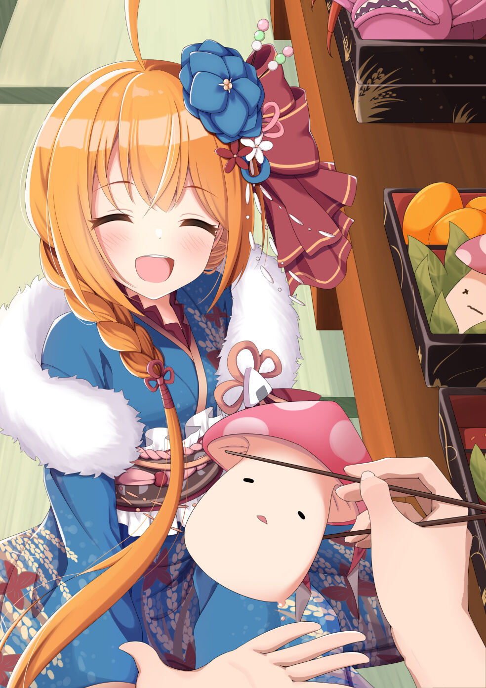 今天不会下雨喔！因为糖果打开了放晴模式