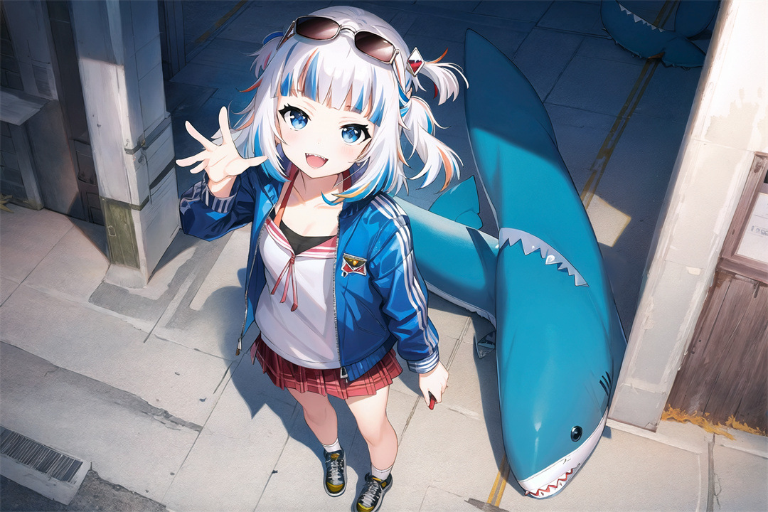 可爱的小鲨鱼 噶呜·古拉 街道也好，晚风也罢，都很甜