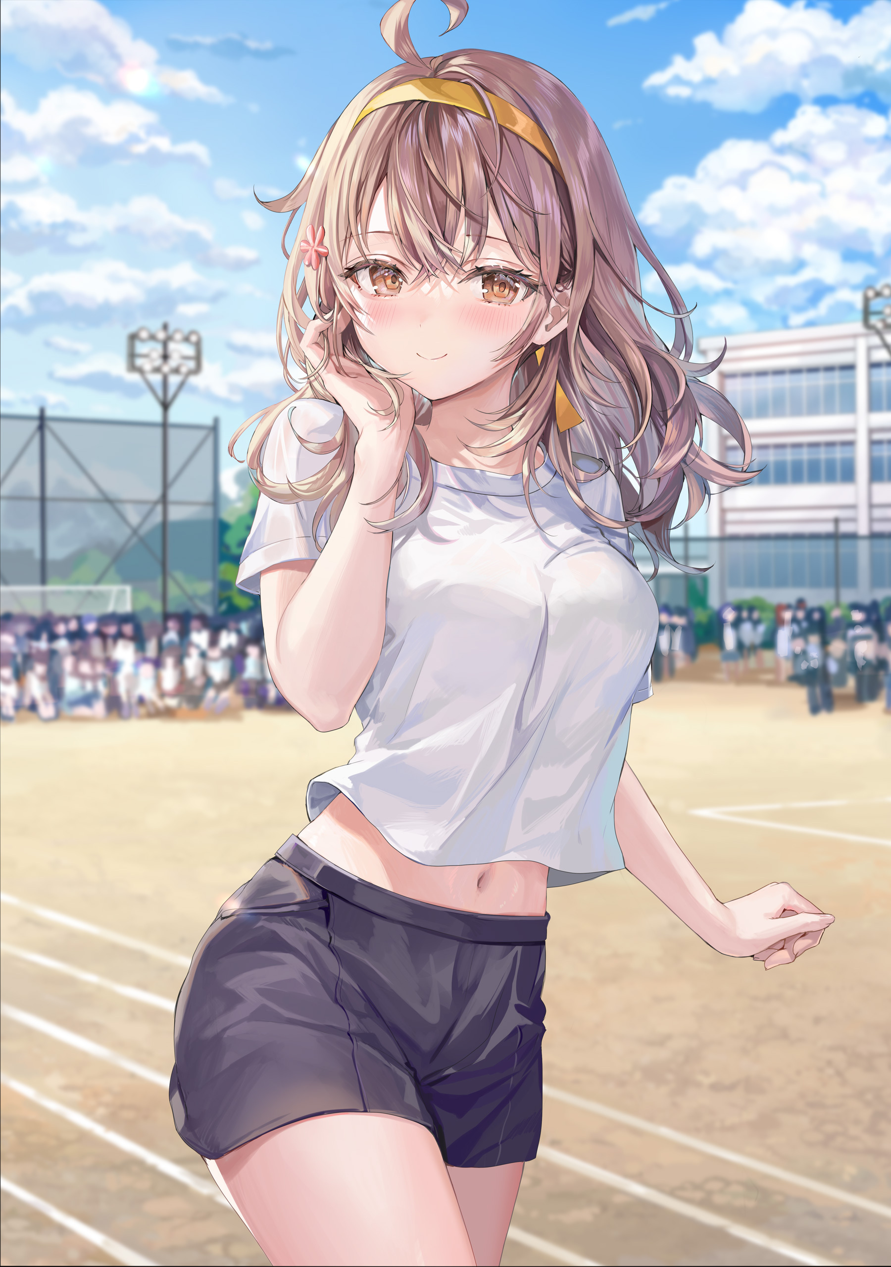 可爱白发傲娇JK!《邻座艾莉同学》官推壁纸插图专辑