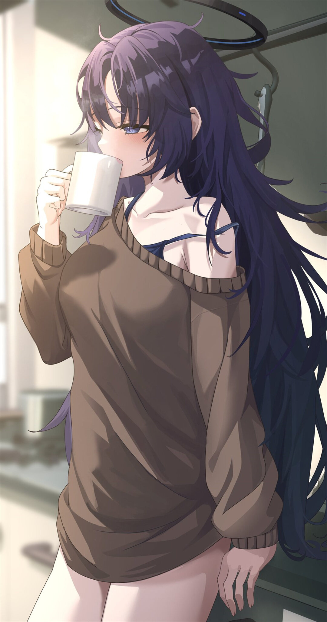 清河海风溶溶月色，共赏之人就在身侧