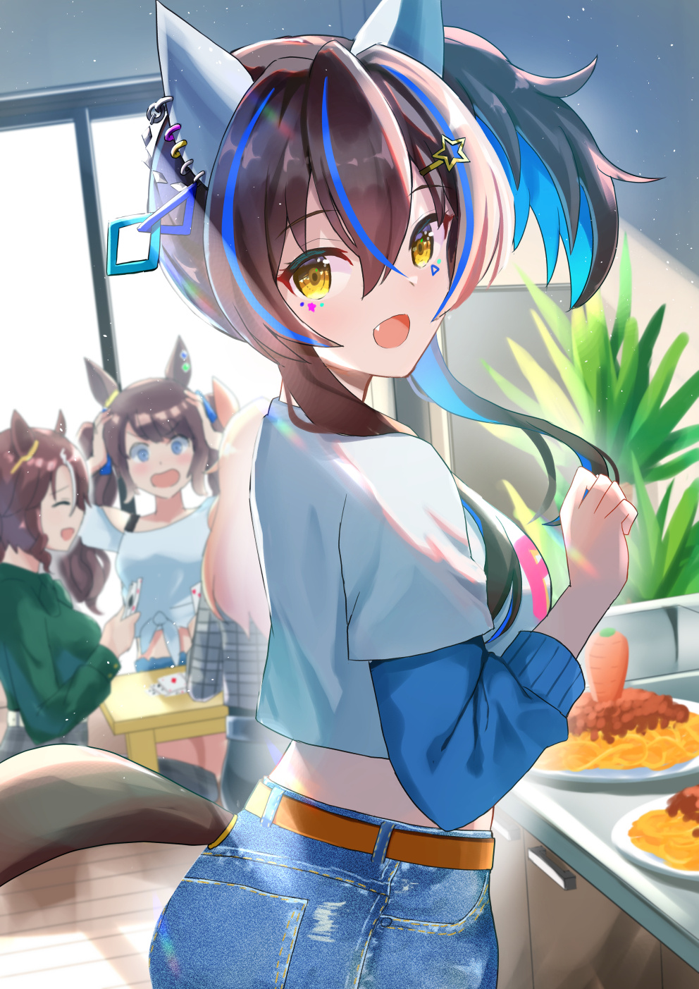 日本画师うぐら的插画作品推荐 快乐的辣妹马娘！