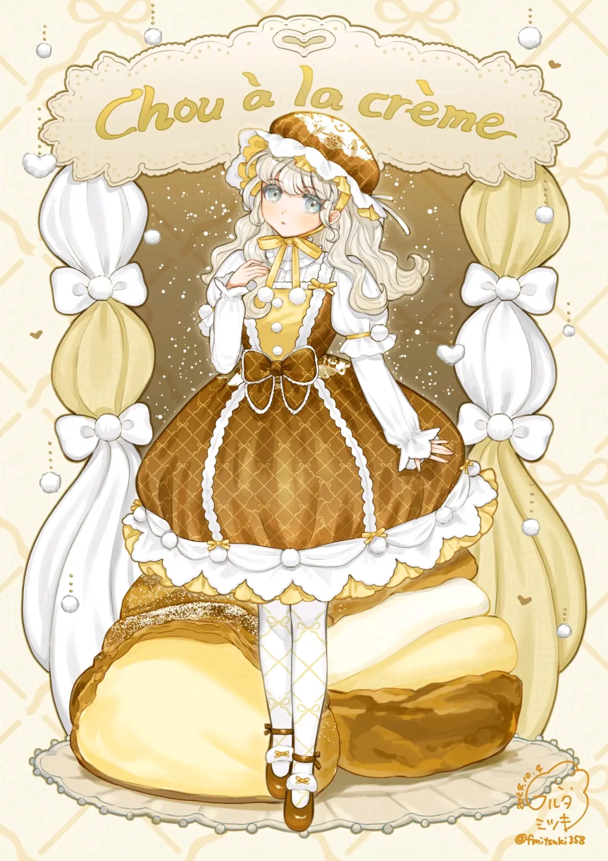 格式花样任君选！ – 花纹丝袜插画特辑