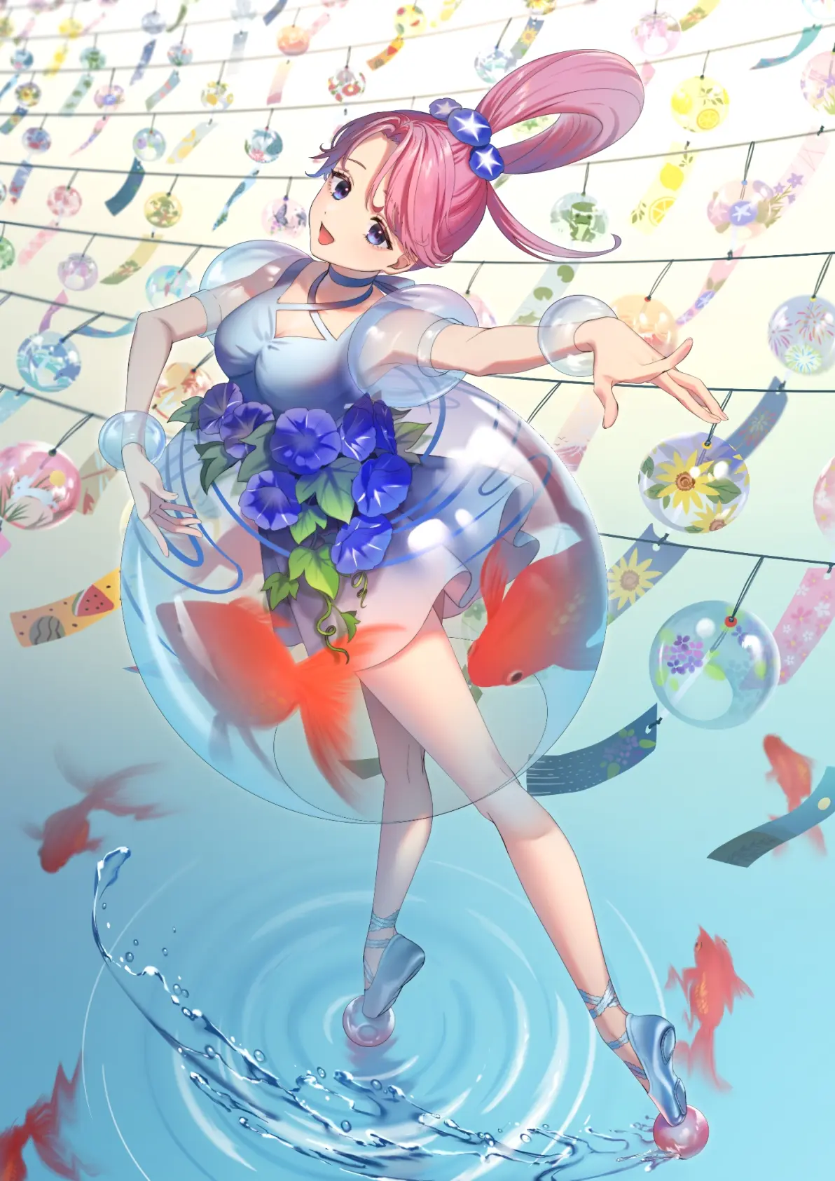 清凉治愈的声音 – 风铃插画特辑