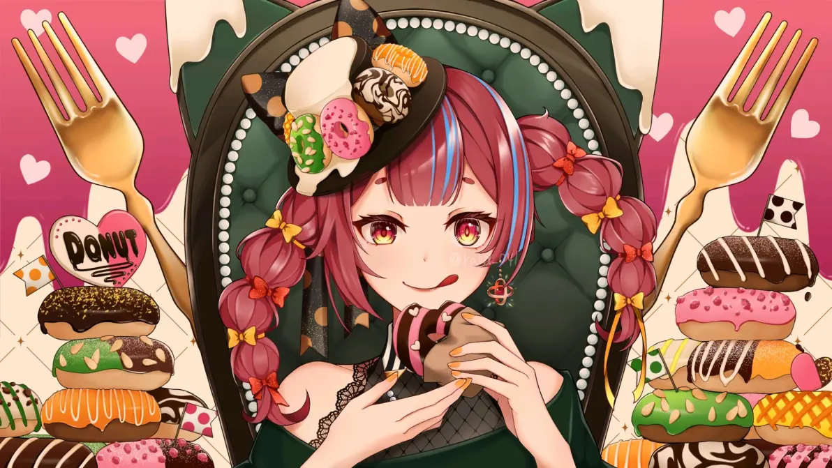 可爱造型♡ – 甜甜圈插画特辑
