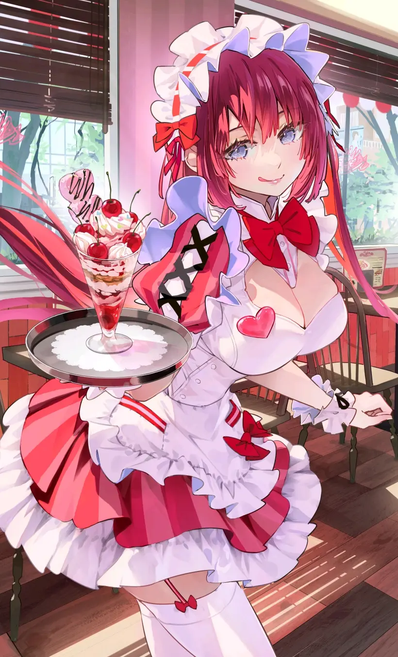 满满的甜蜜♡ – 芭菲插画特辑