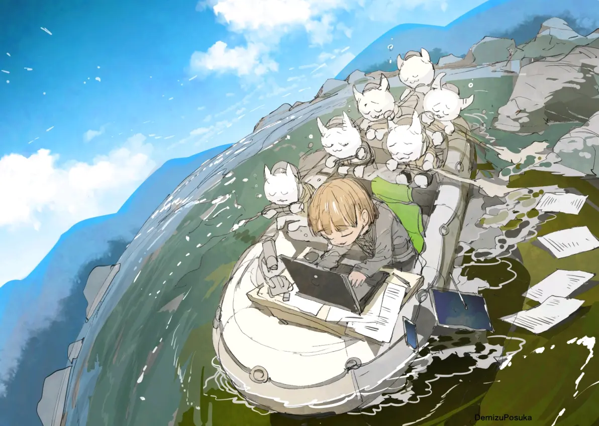 水波荡漾之美 – 船舶插画特辑