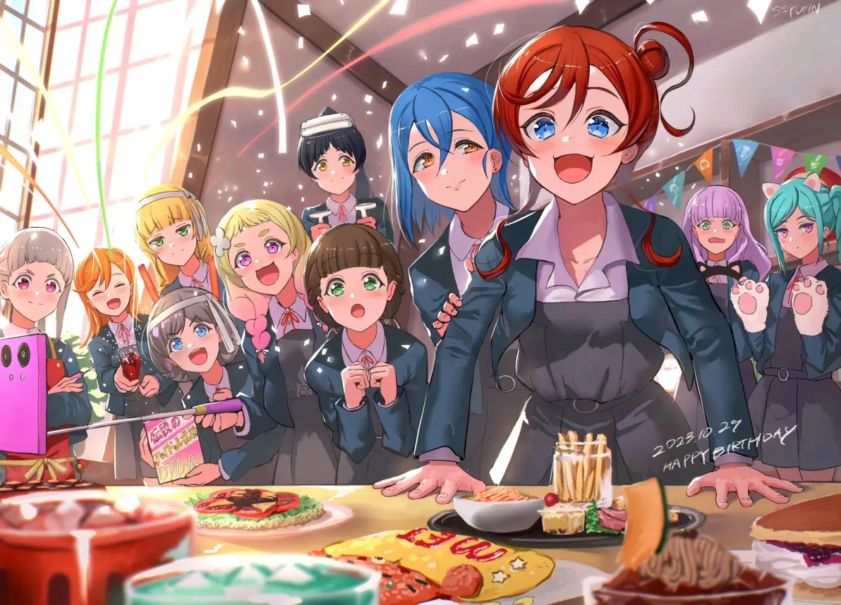 一起庆祝吧♡ – 生日插画特辑