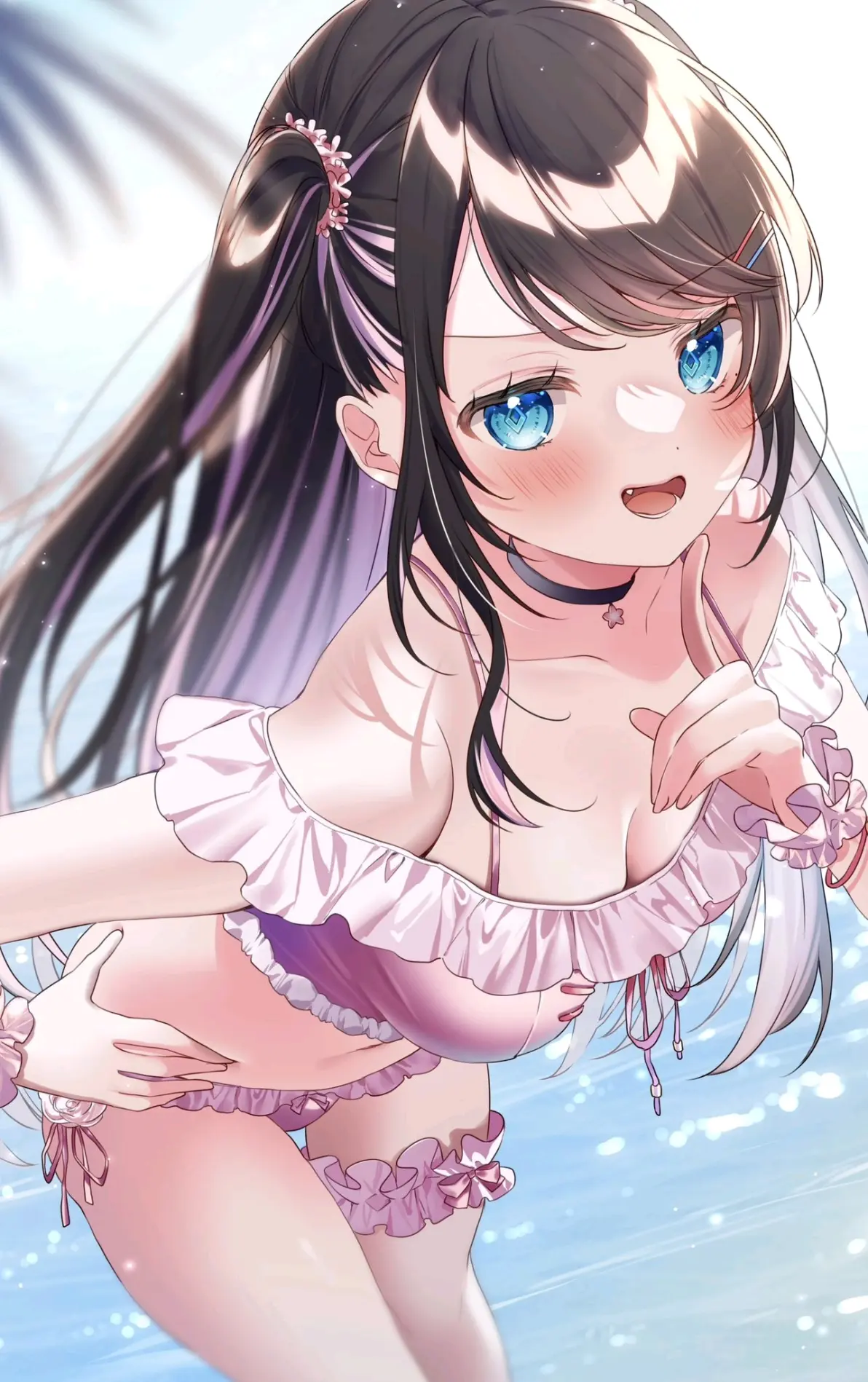 轻飘飘♡ – 荷叶边比基尼＆泳衣插画特辑