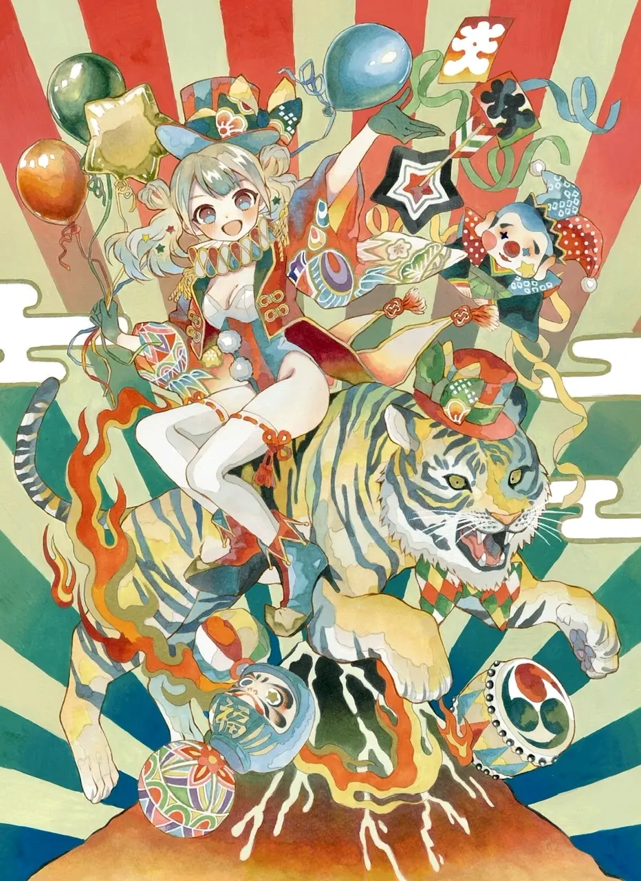 视觉盛宴 – 马戏团插画特辑