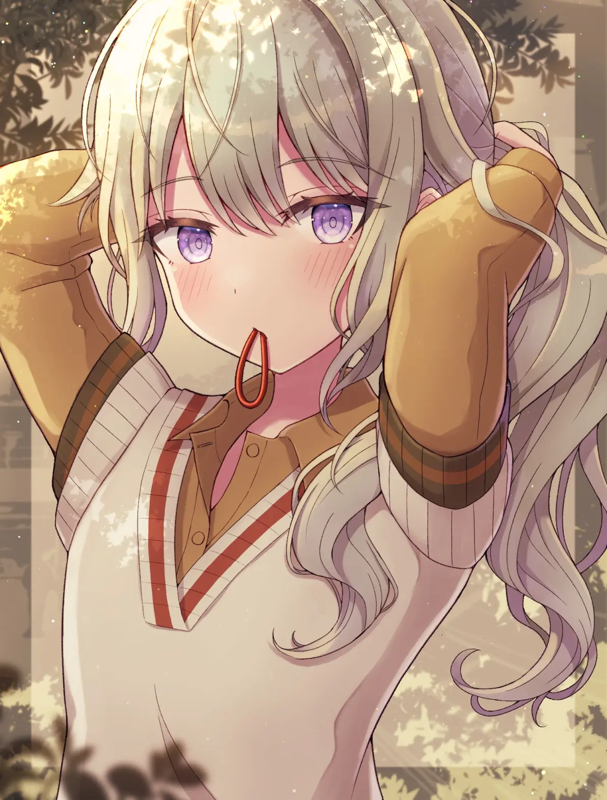 效率至上♪ – 咬着发圈插画特辑