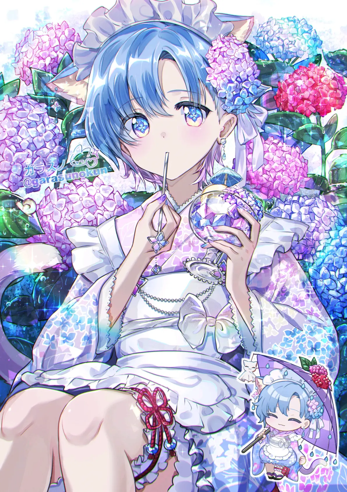 满满的甜蜜♡ – 芭菲插画特辑