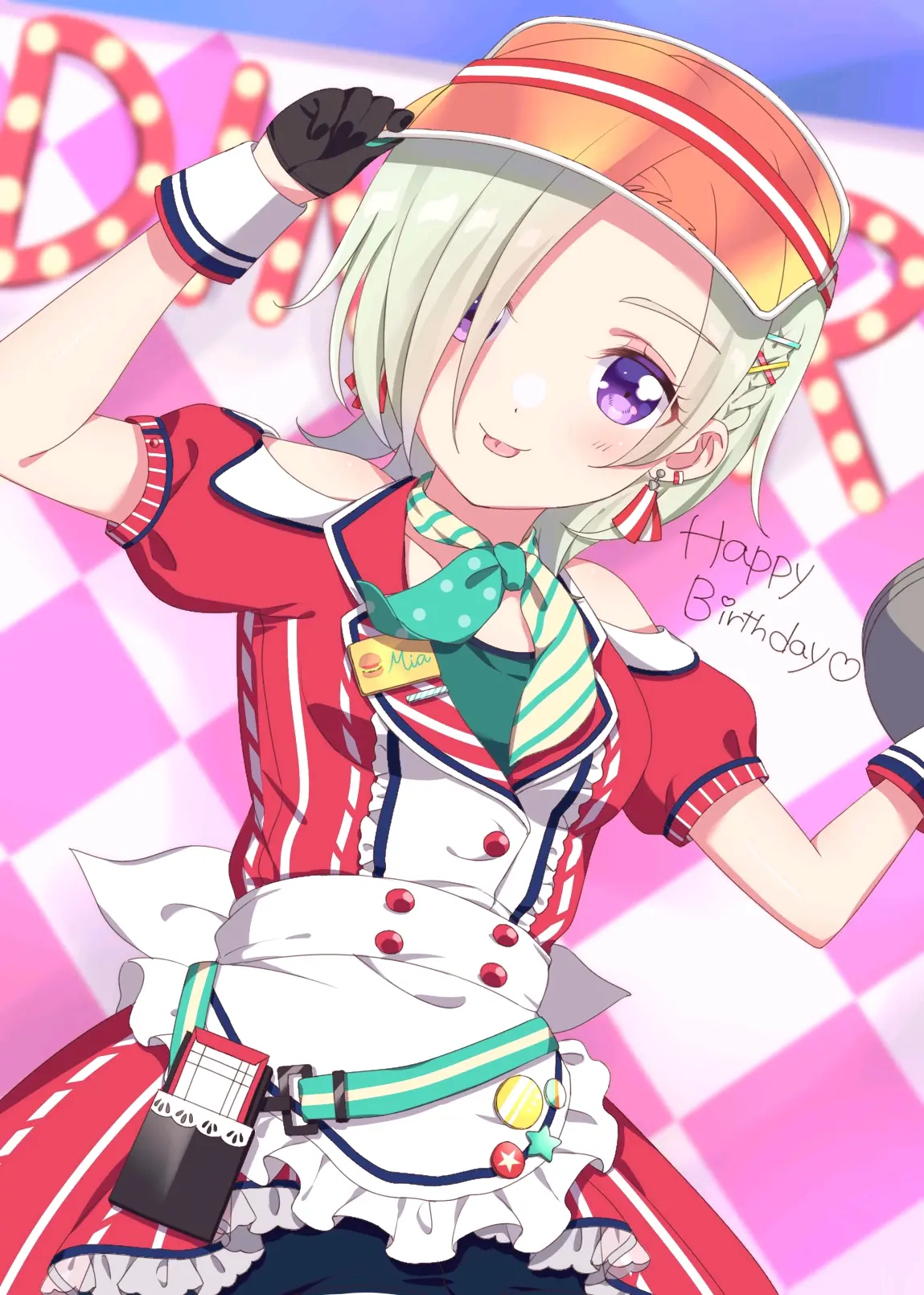 可爱又防晒♡ – 无顶遮阳帽插画特辑