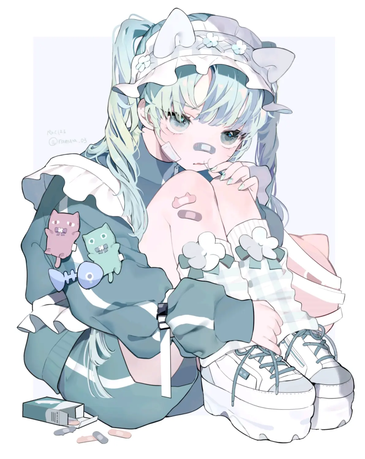 休闲又可爱♡ – 运动女仆装插画特辑