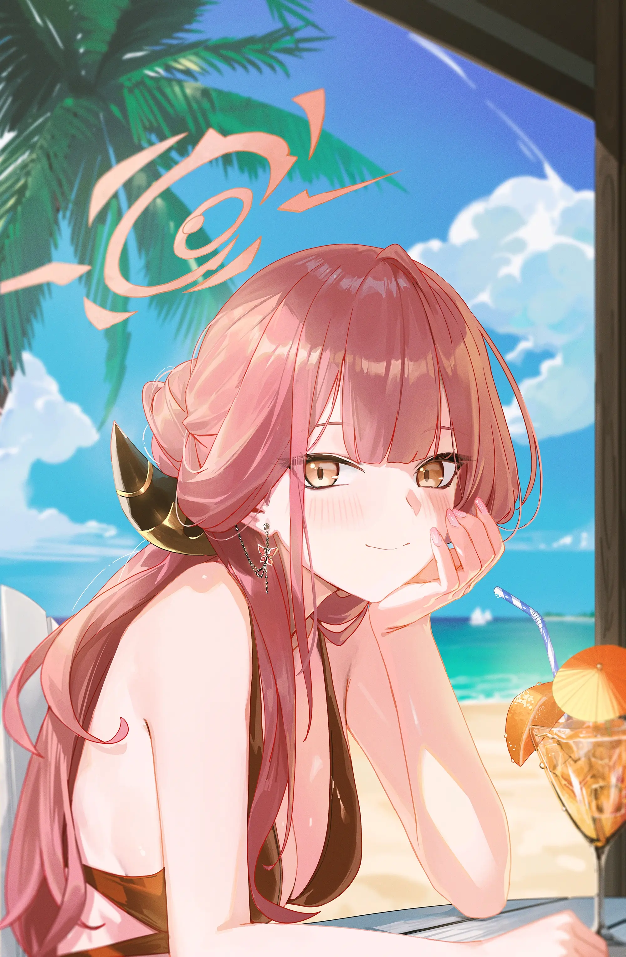 嘟嘟的脸颊♡ – 托腮女子插画特辑