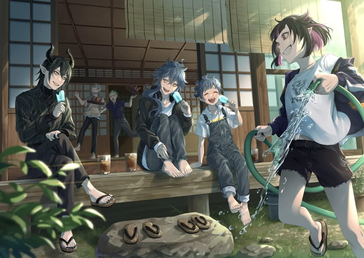 极具氛围的场所 – 廊台插画特辑