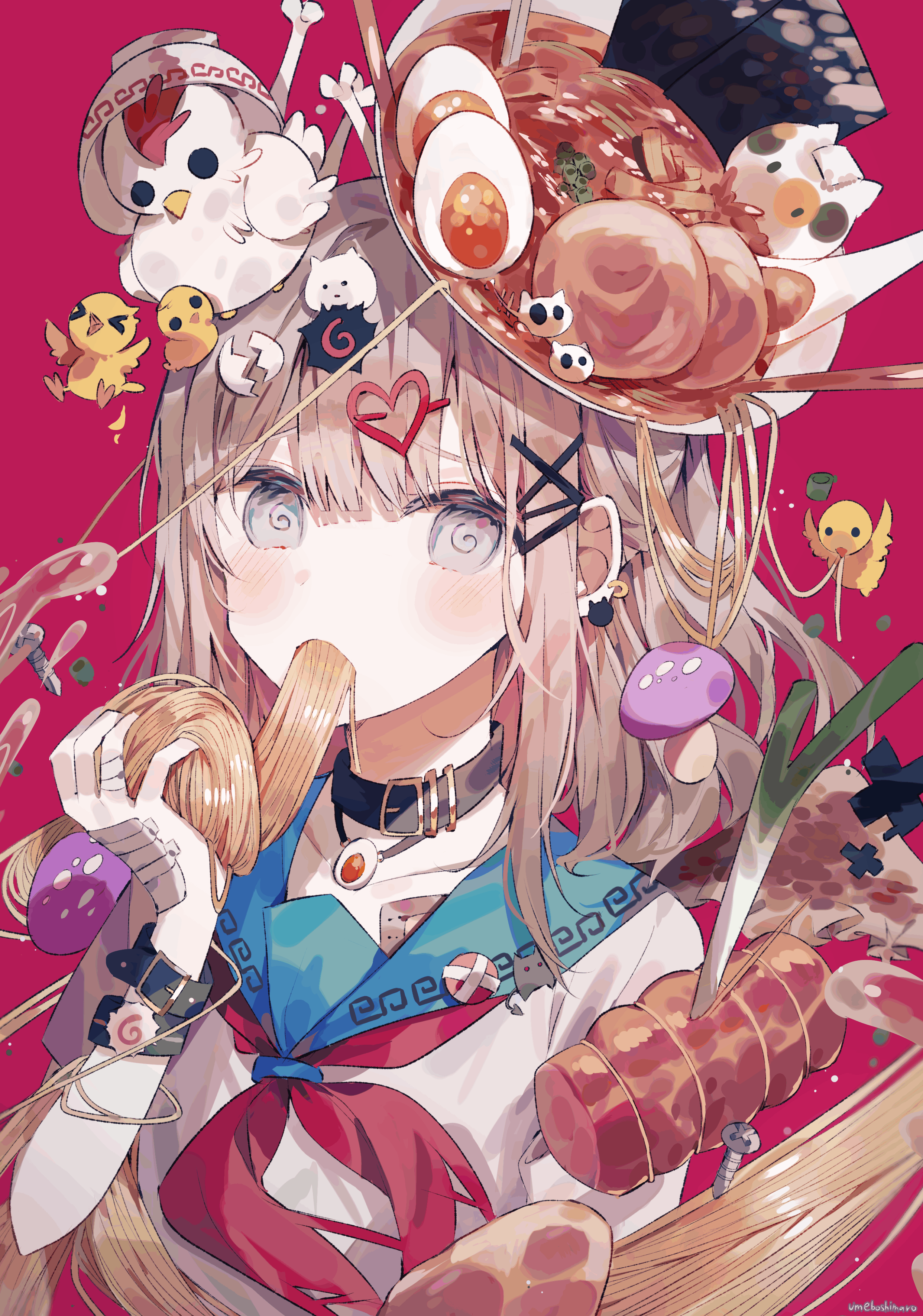 日本画师梅まろ(umemaro、umeboshimaro)的PIXIV+twitter(x)图片包