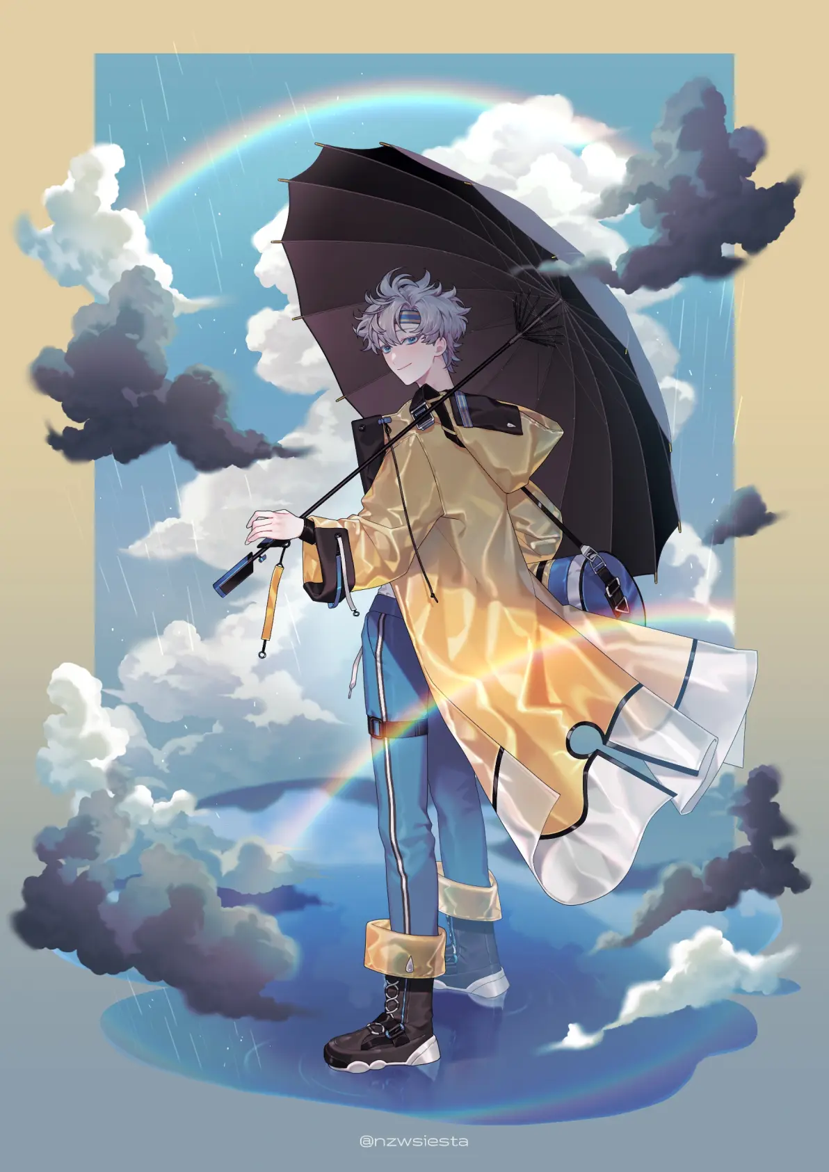 七彩拱桥♪ – 彩虹插画特辑