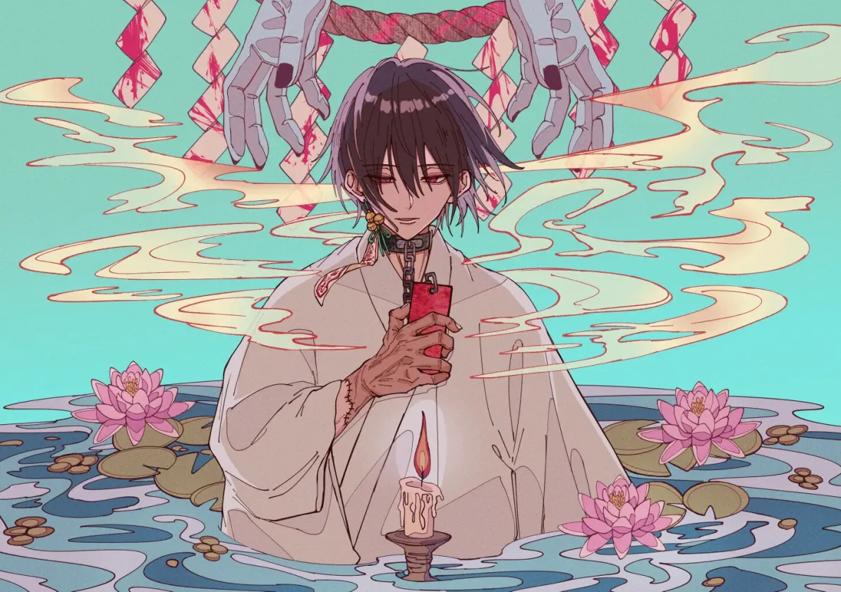 于水面绽放 – 睡莲及荷花插画特辑