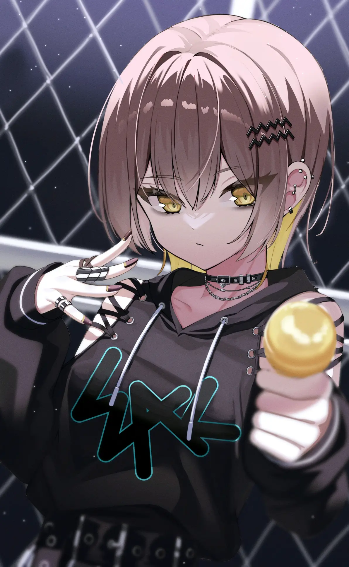 若隐若现的亮点 – 耳环女子插画特辑