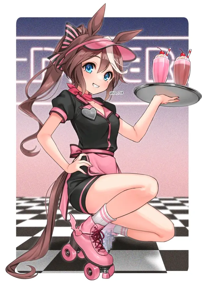 可爱又防晒♡ – 无顶遮阳帽插画特辑