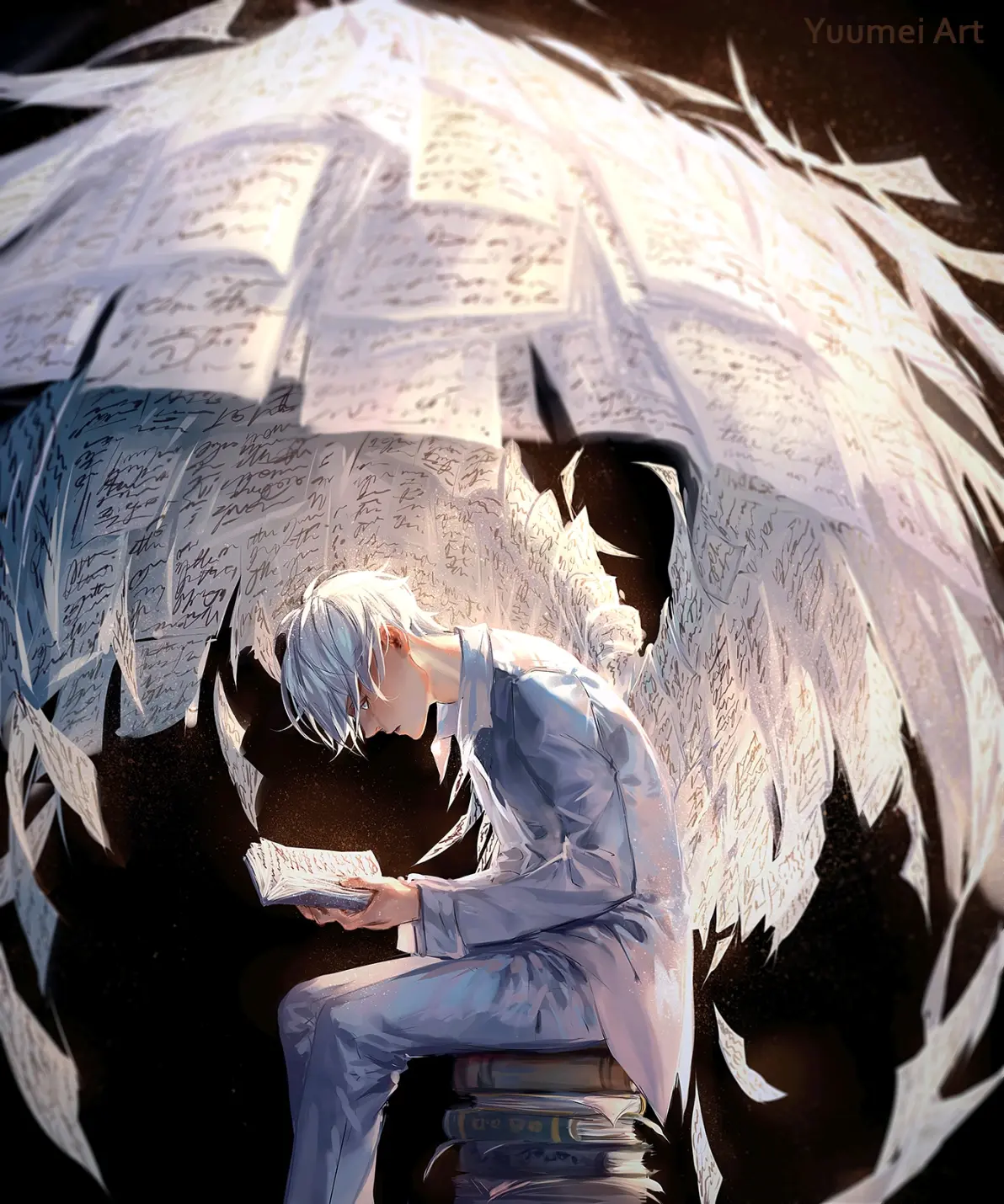 光影交错 – 白与黑插画特辑