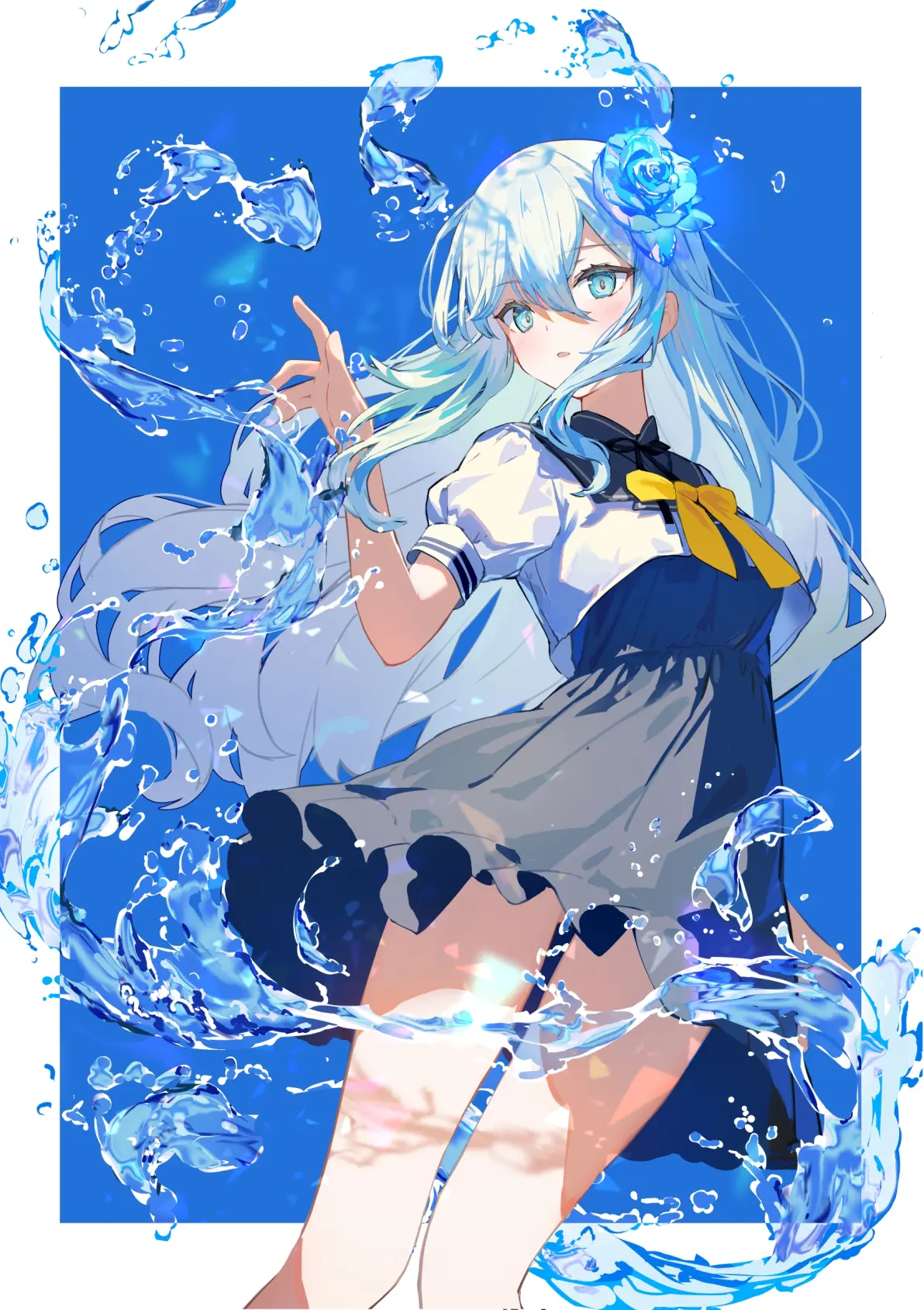 凉爽的临场感 – 水插画特辑