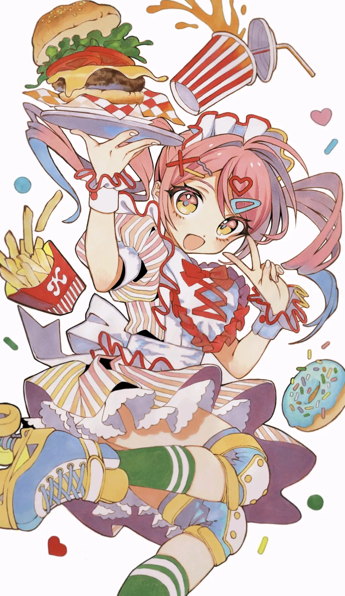 大口咬下♡ – 汉堡插画特辑