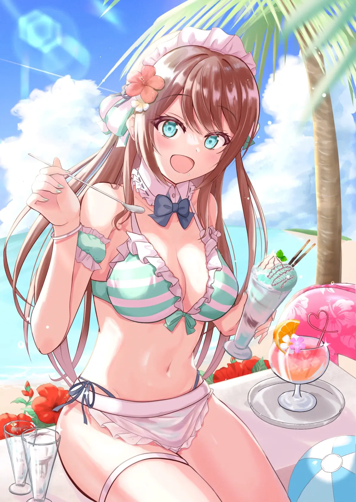 满满的甜蜜♡ – 芭菲插画特辑