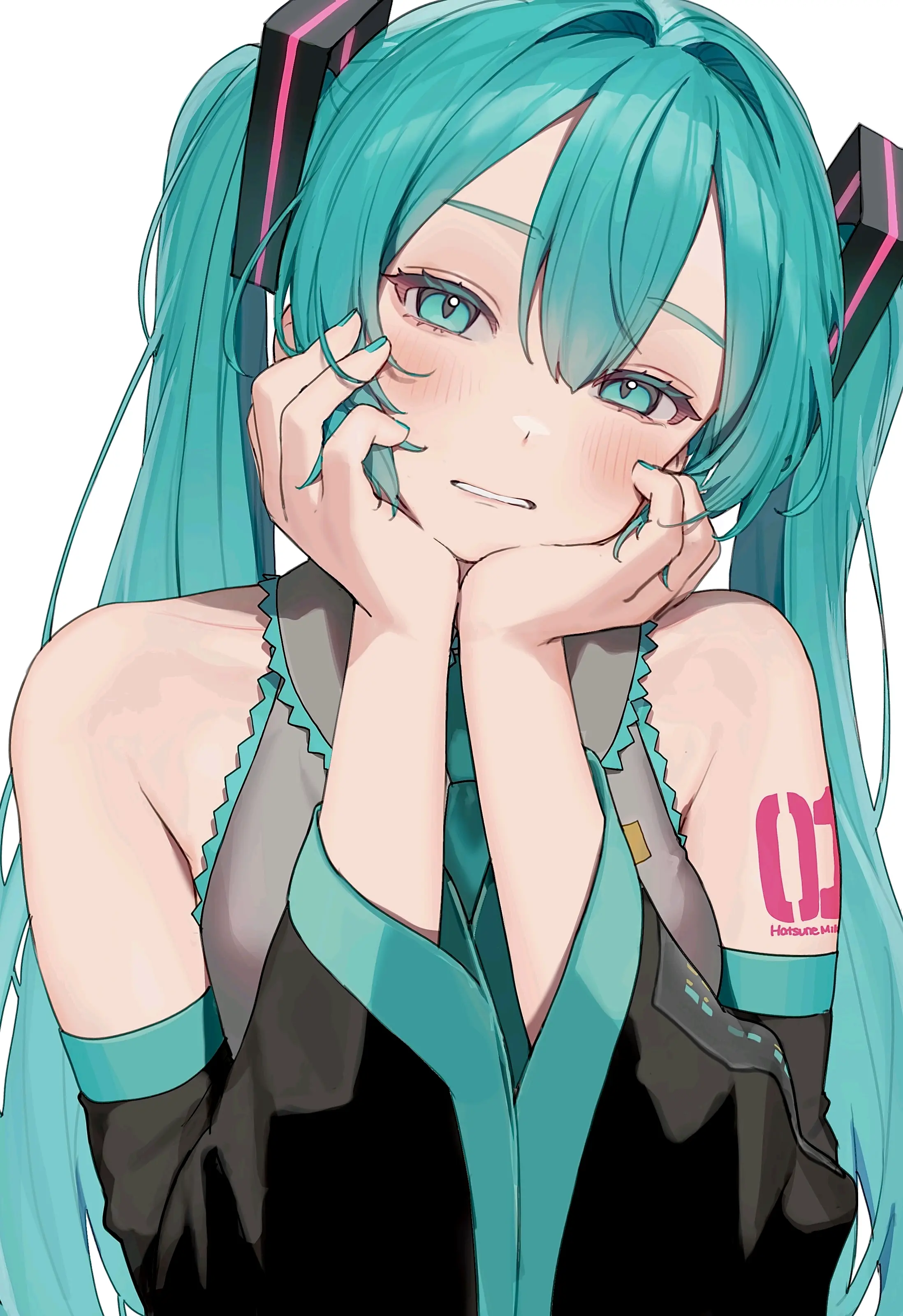 嘟嘟的脸颊♡ – 托腮女子插画特辑