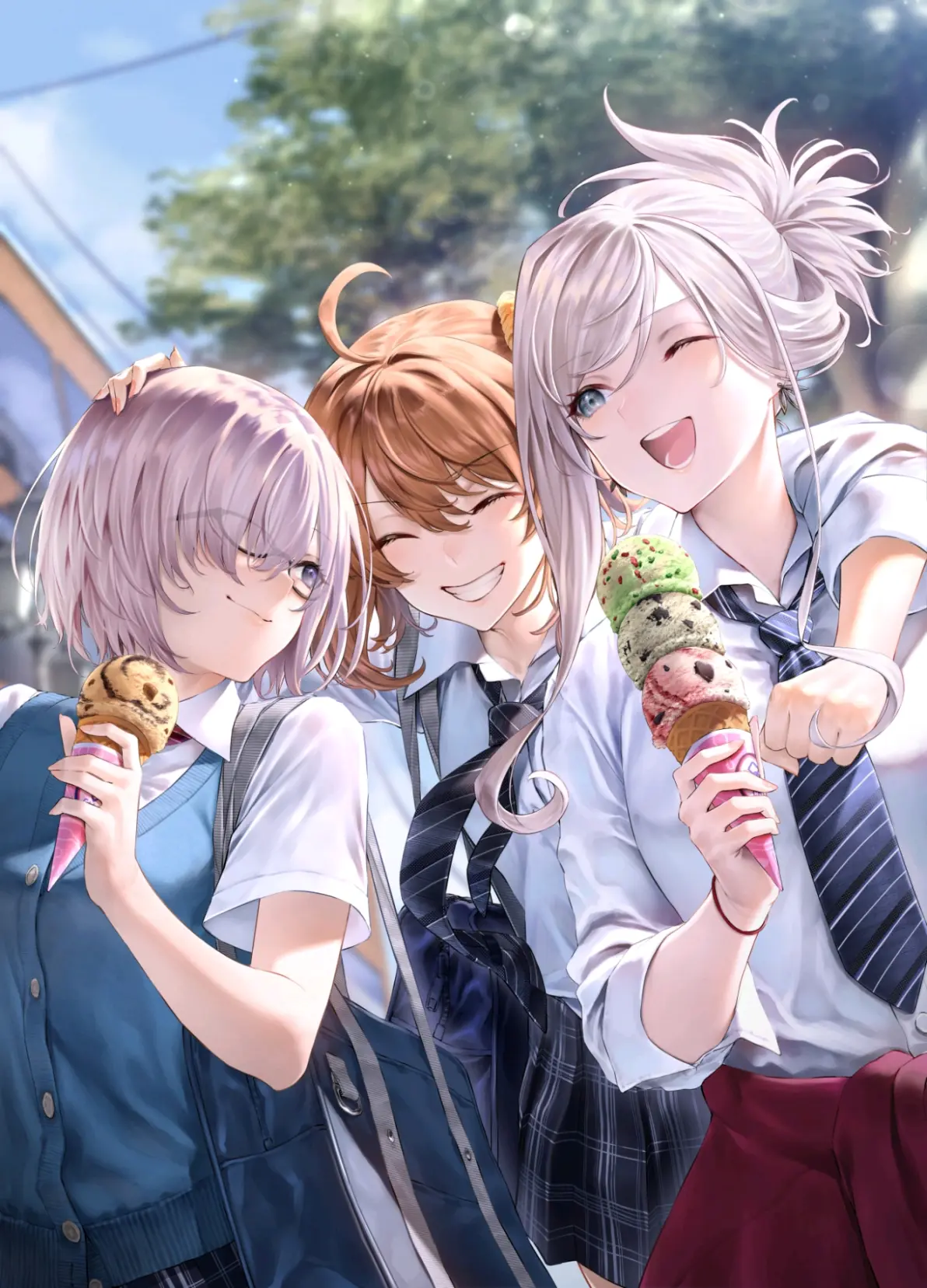 凉爽又甜美♡ – 冰淇淋插画特辑