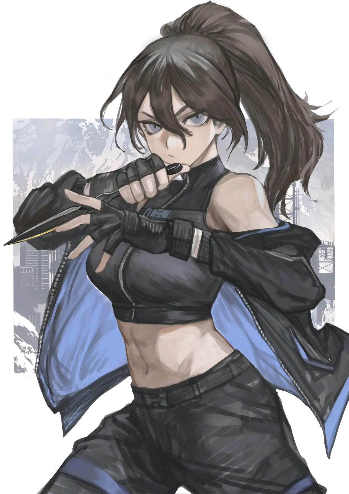 冰冷的光芒 – 刀具插画特辑