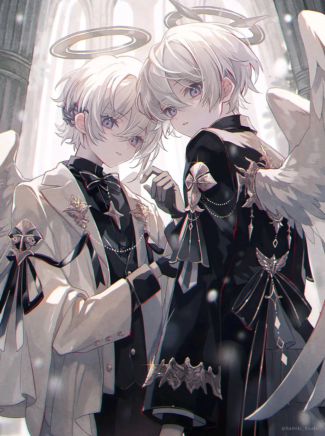 光影交错 – 白与黑插画特辑