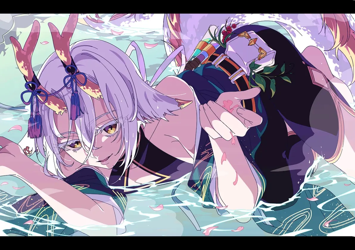 透明又清凉 – 浸在水中插画特辑