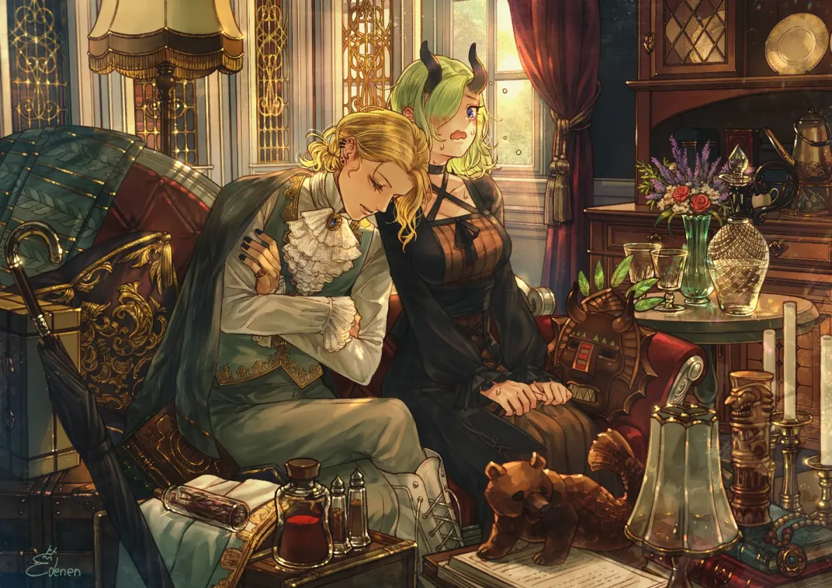 点缀室内空间♡ – 沙发插画特辑