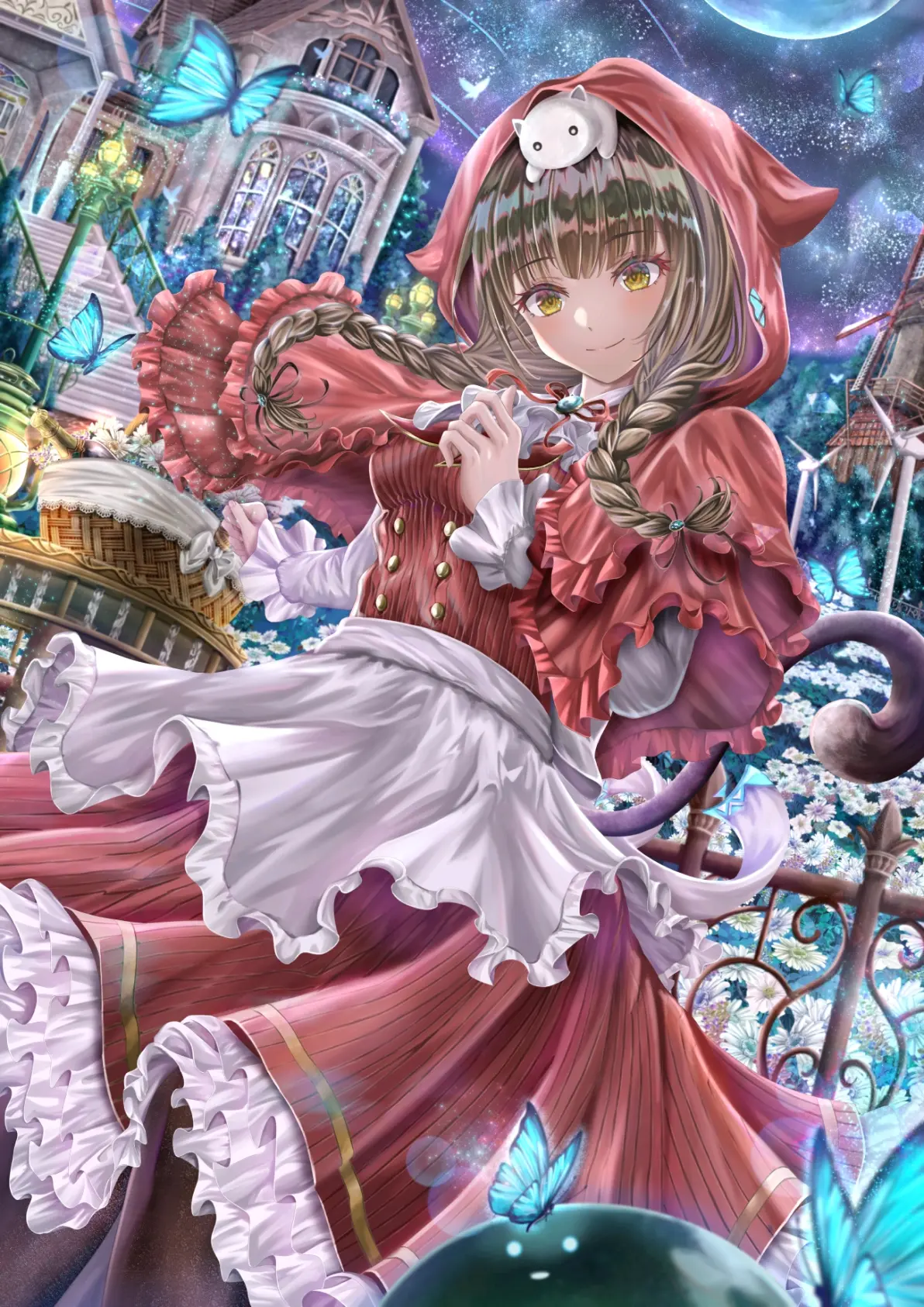 路上要小心 – 小红帽插画特辑