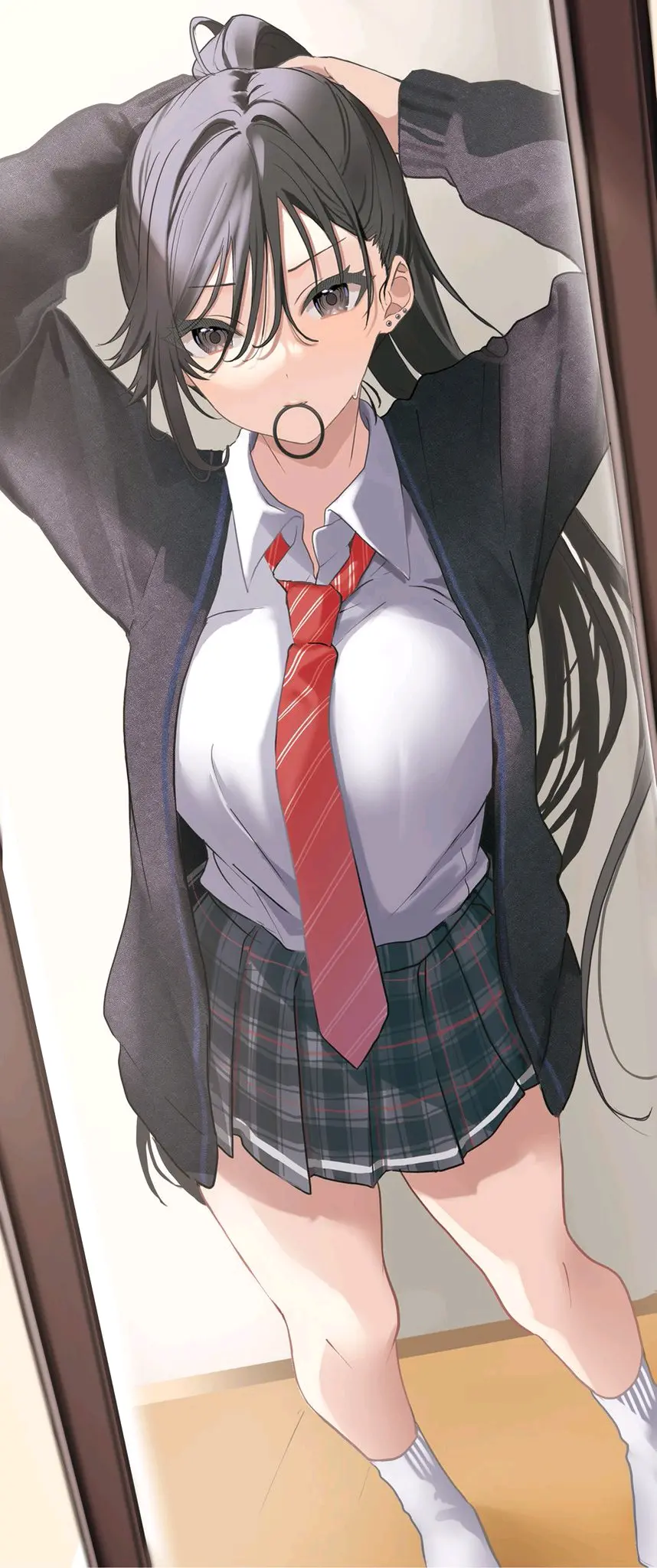 效率至上♪ – 咬着发圈插画特辑