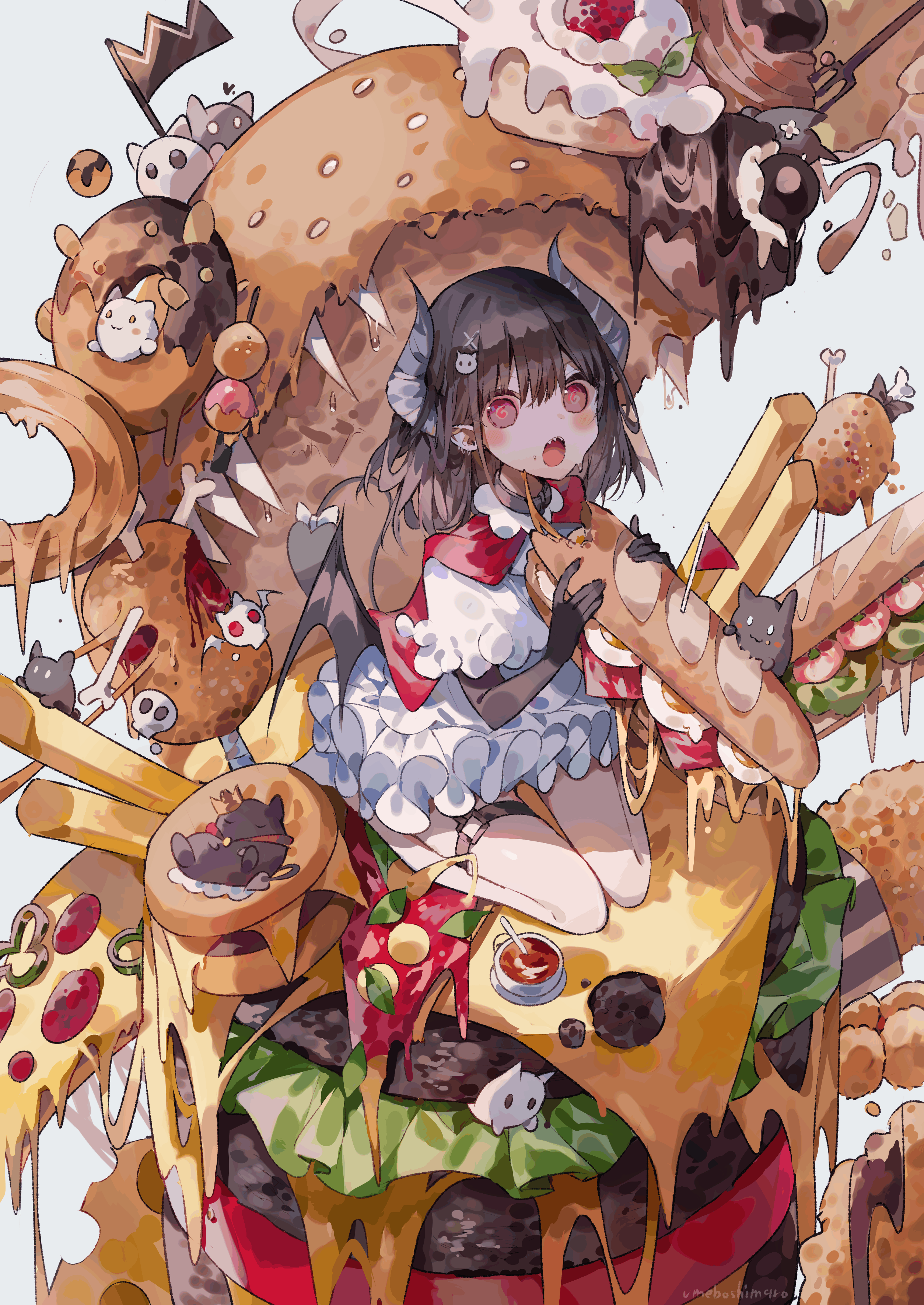 日本画师梅まろ(umemaro、umeboshimaro)的PIXIV+twitter(x)图片包