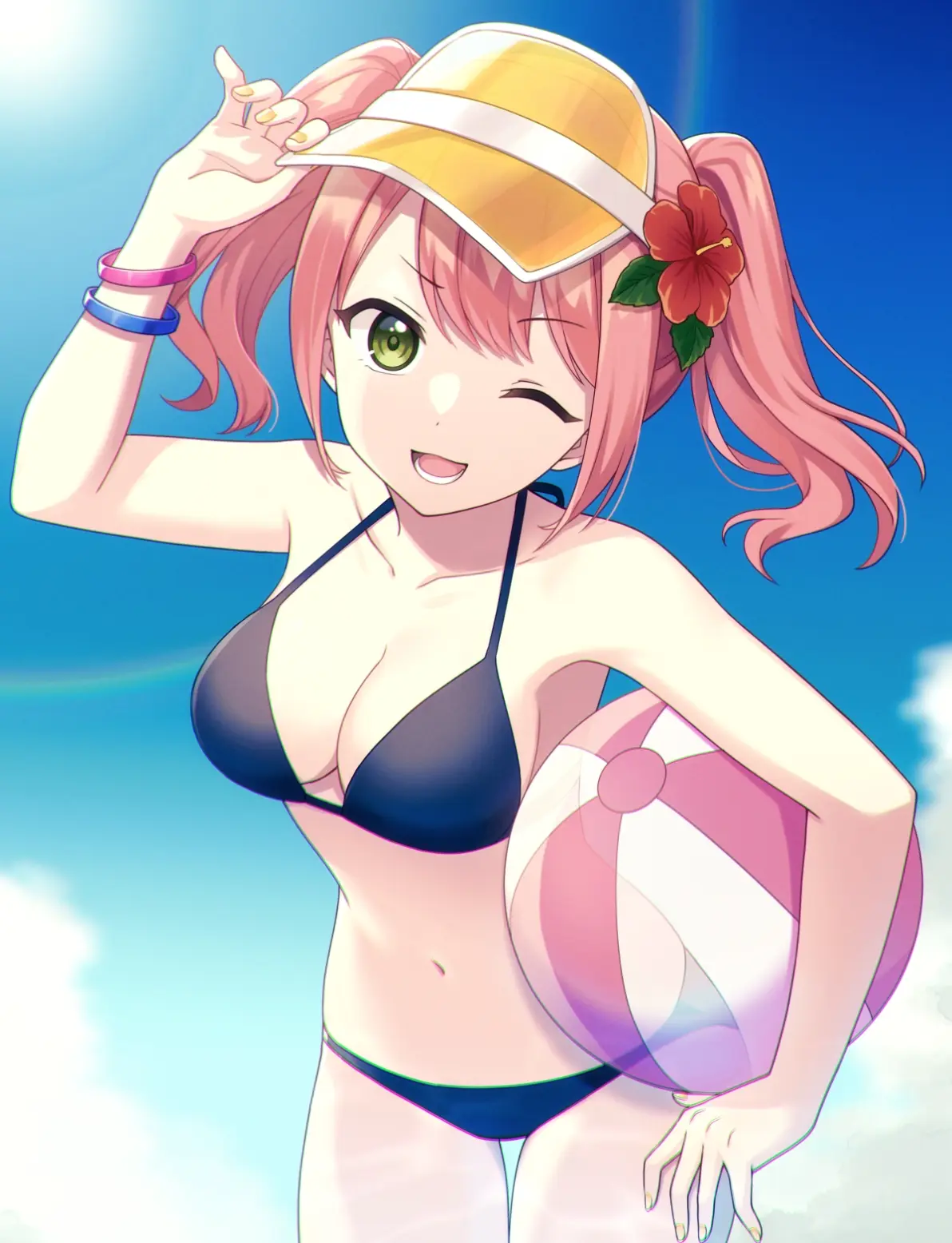 可爱又防晒♡ – 无顶遮阳帽插画特辑