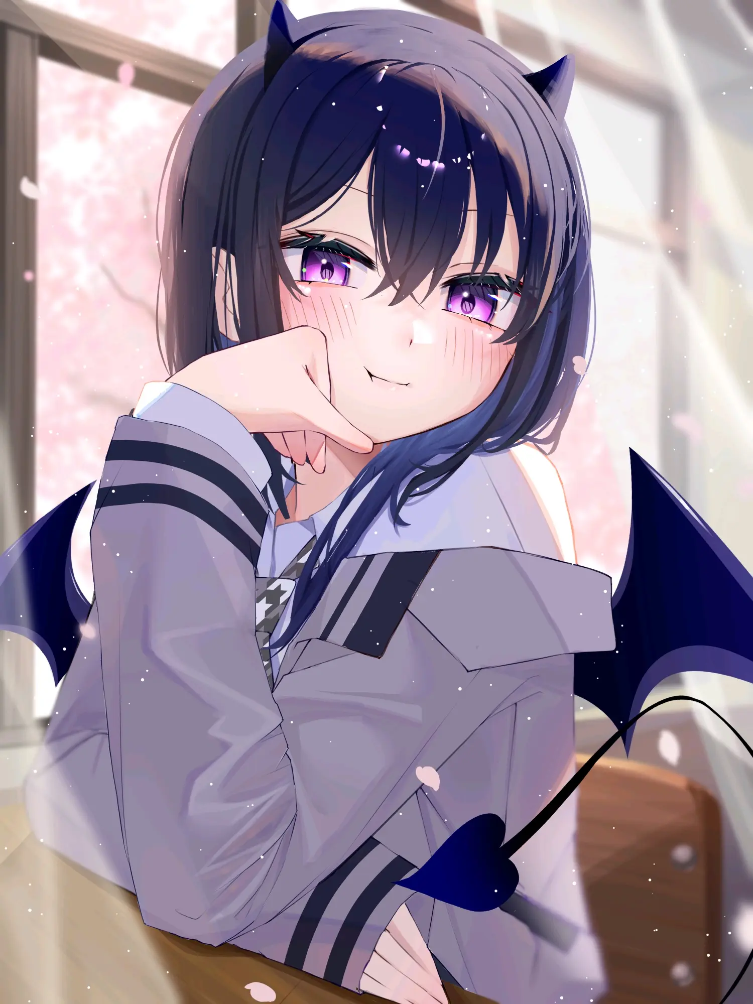 嘟嘟的脸颊♡ – 托腮女子插画特辑