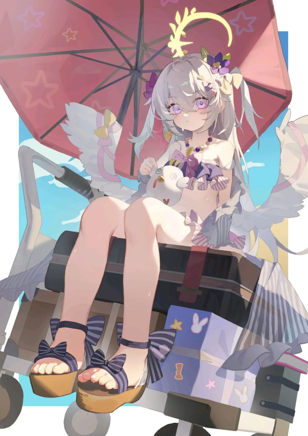 轻便舒适♡ – 凉鞋插画特辑