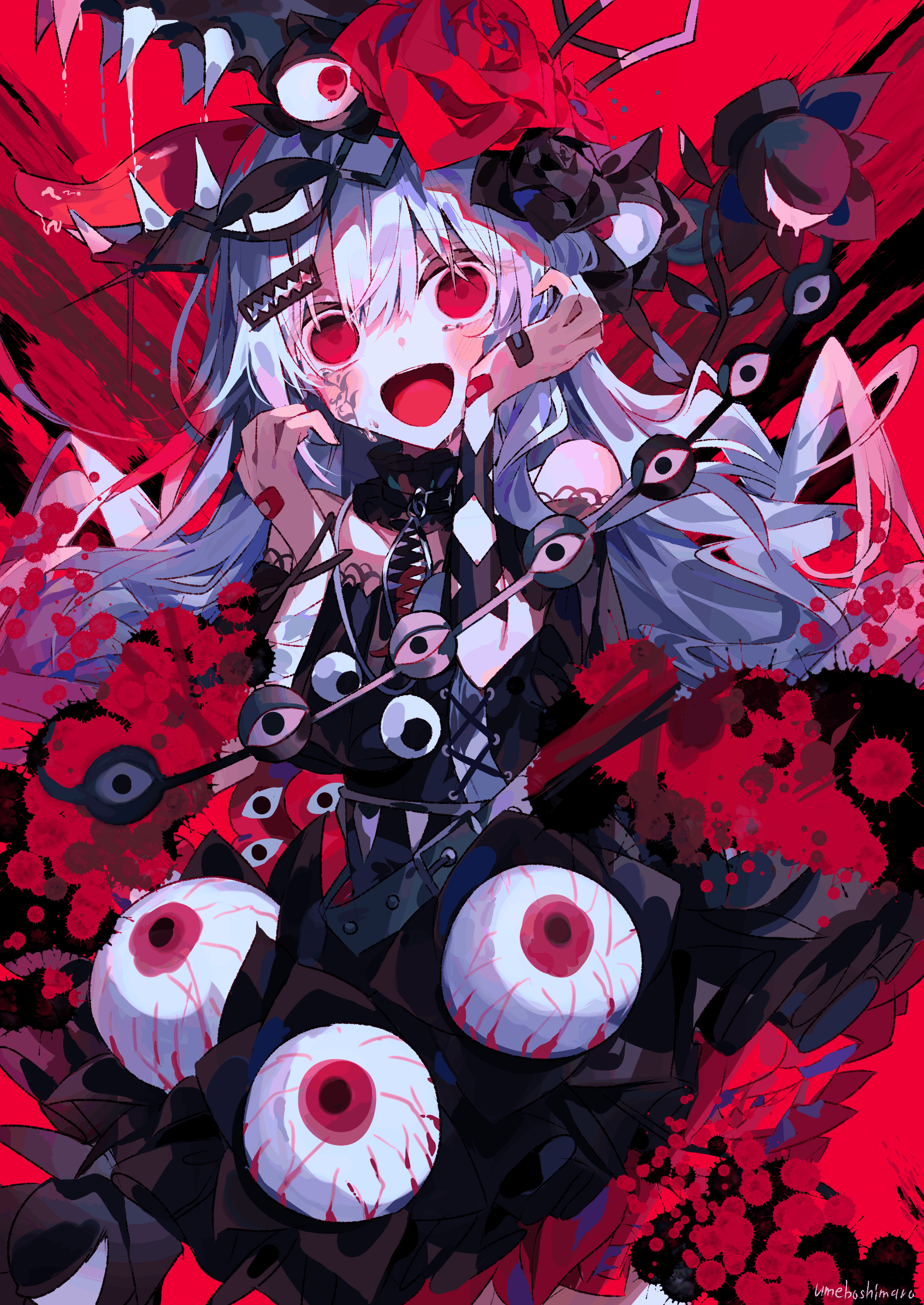 日本画师梅まろ(umemaro、umeboshimaro)的PIXIV+twitter(x)图片包