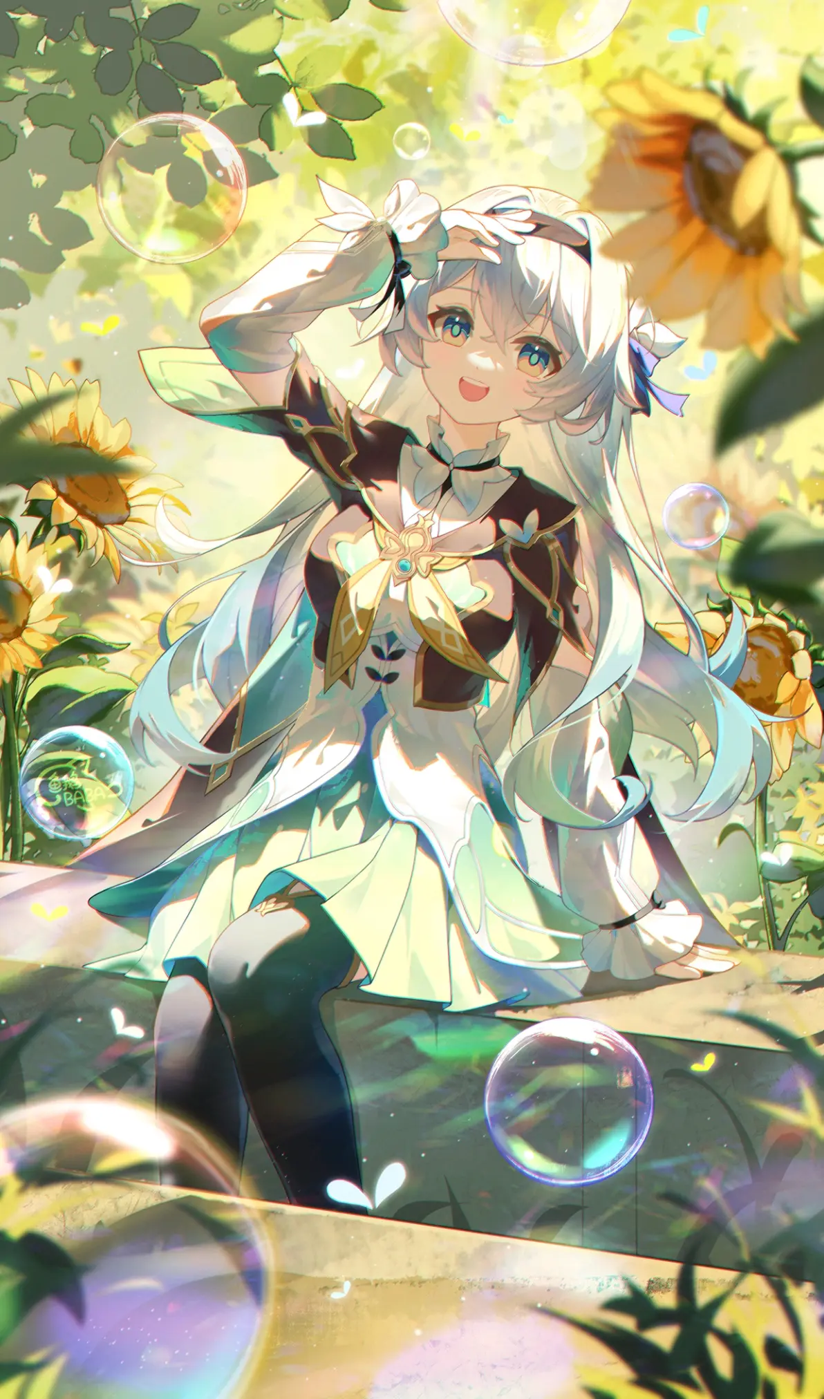 短暂的虹色光辉 – 肥皂泡插画特辑