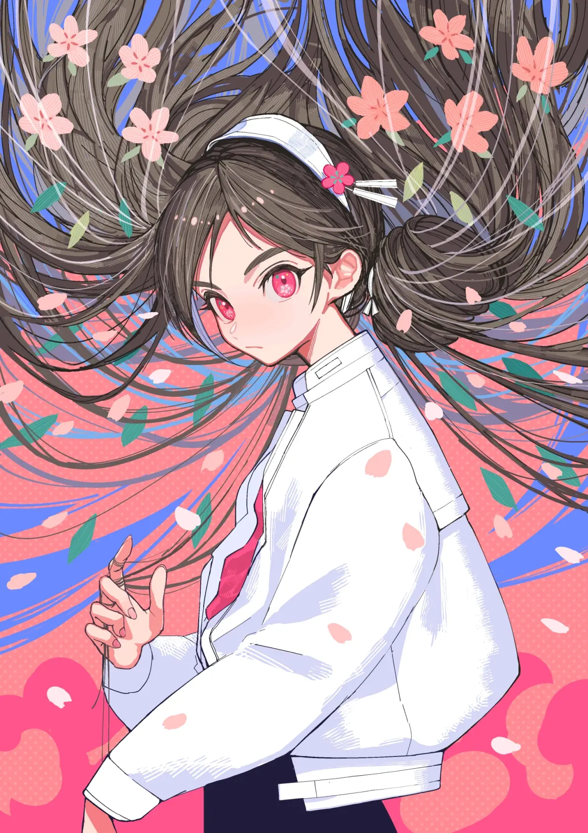 优雅又飘逸 – 超长发插画特辑