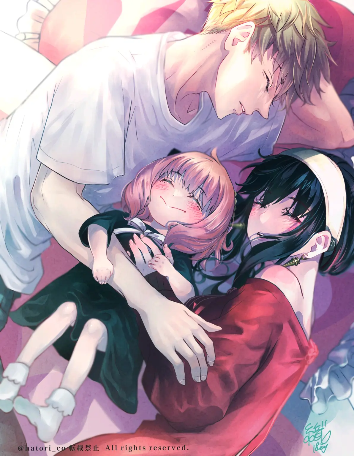 幸福梦乡 – 睡脸插画特辑